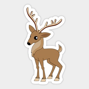 Reindeer Sticker